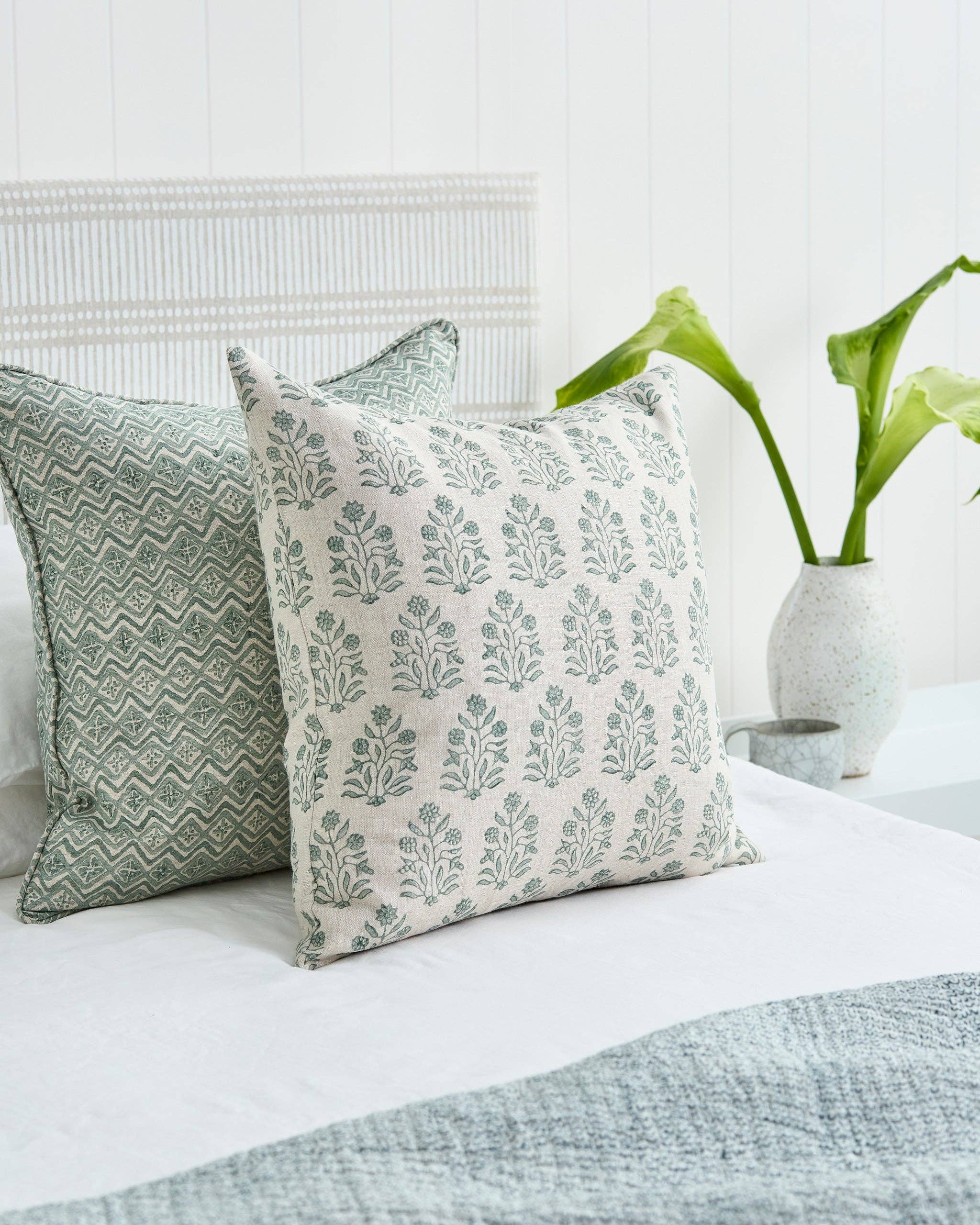 Amer Celadon Cushion Cover Only - 50cm x 50cm - Image 2