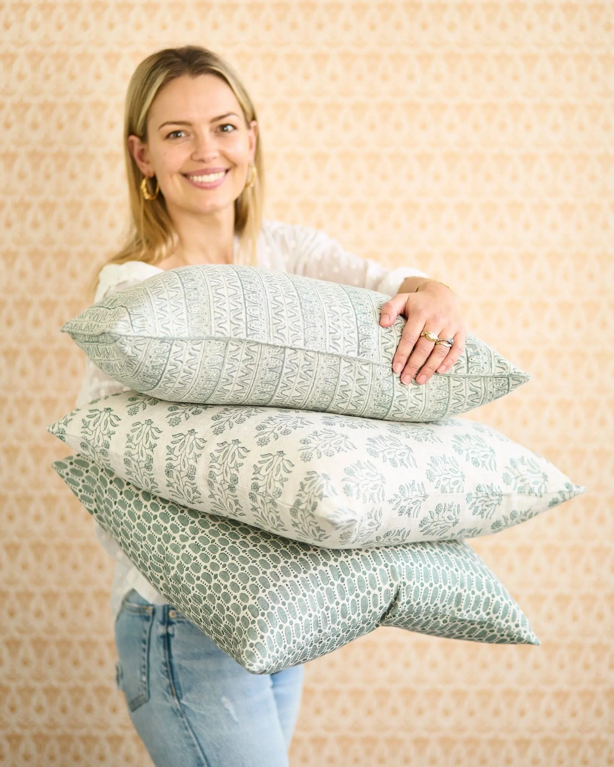 Amer Celadon Cushion Cover Only - 50cm x 50cm - Image 5