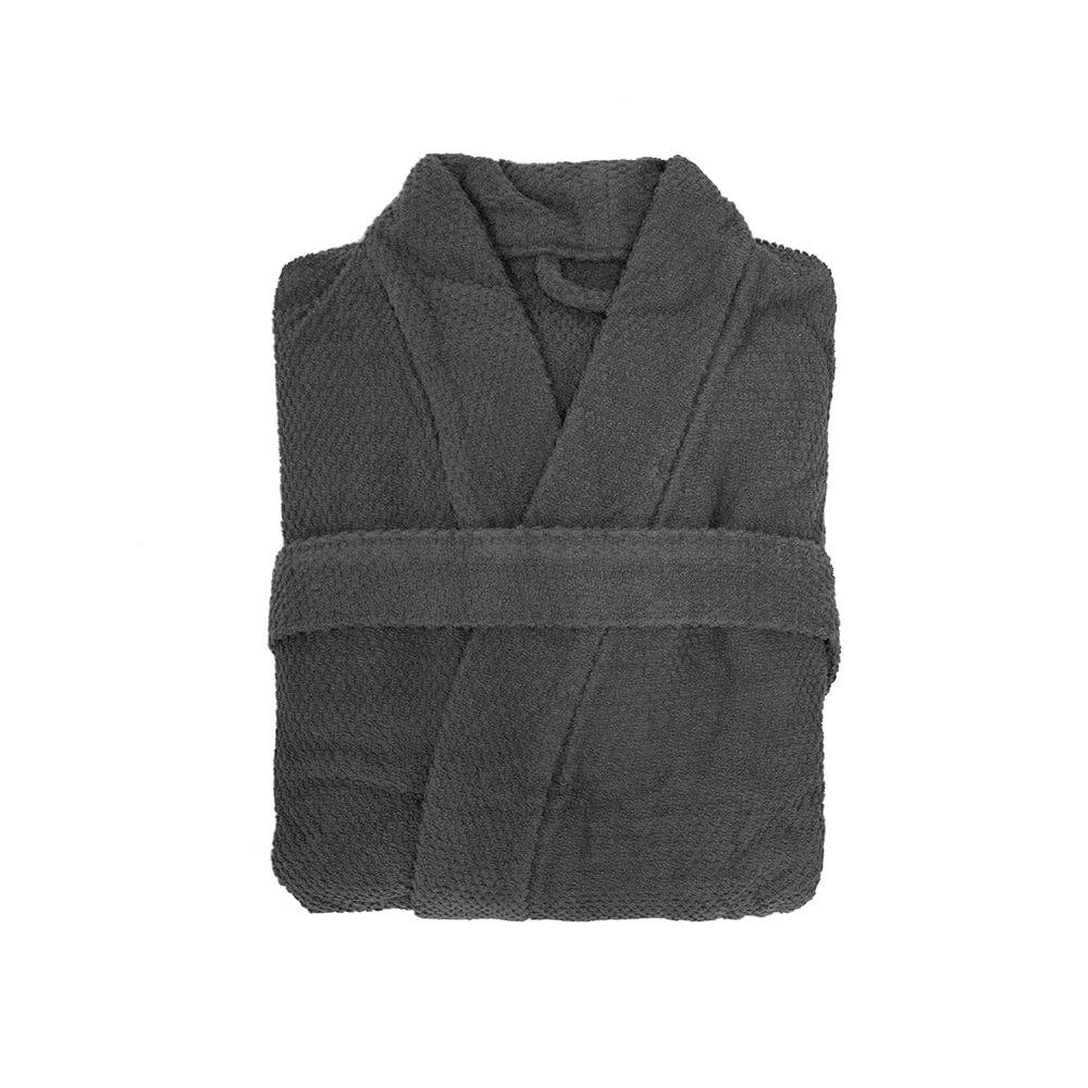 Angove Cotton Robe: Charcoal - Small