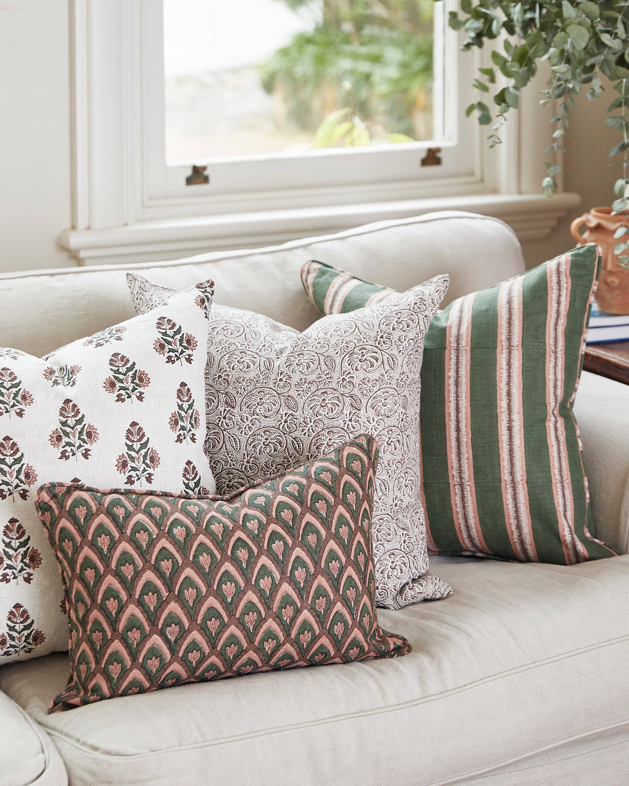 Ankara Rosewood Cushion Cover Only -50x50cm - Image 2
