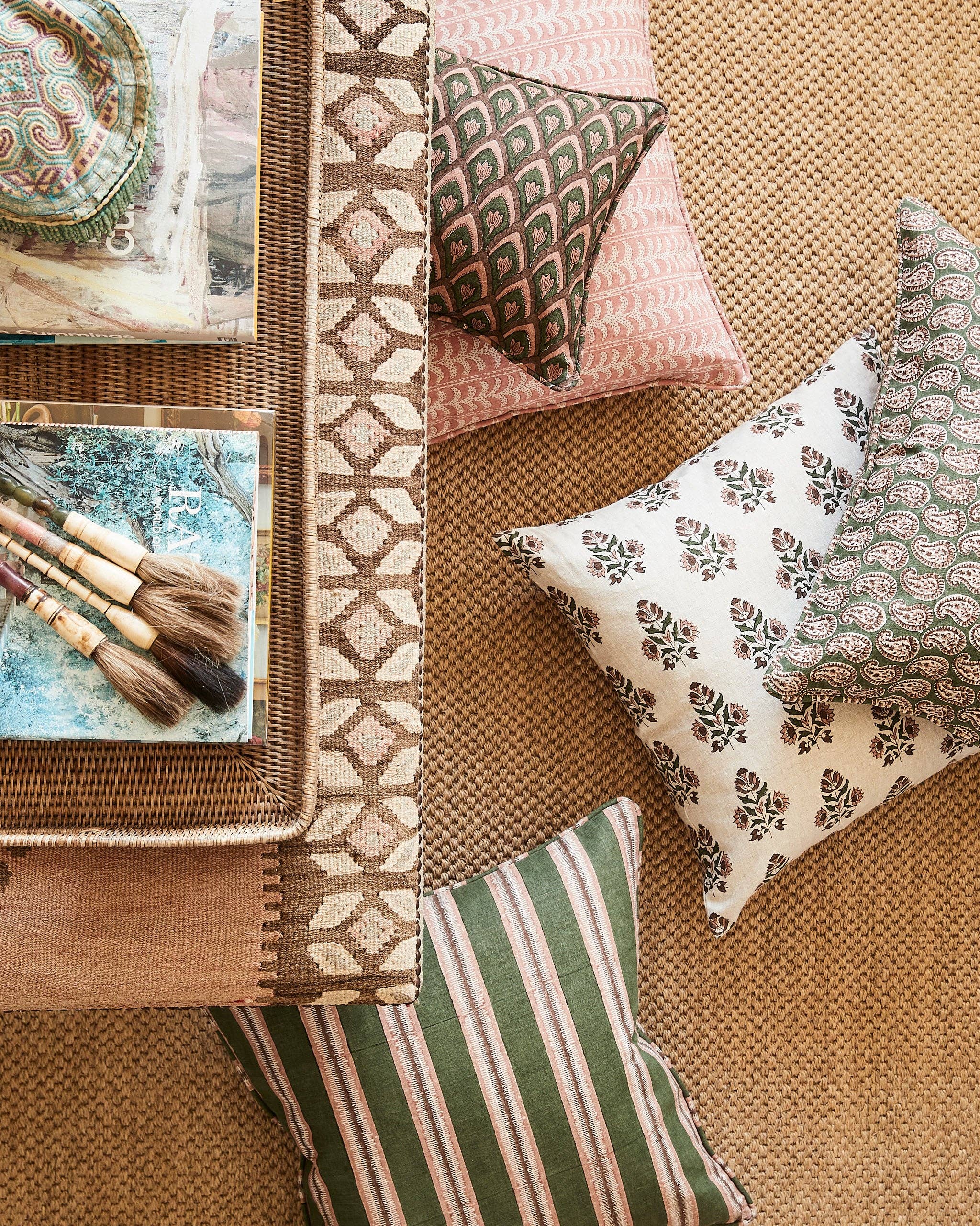 Ankara Rosewood Cushion Cover Only -50x50cm - Image 4