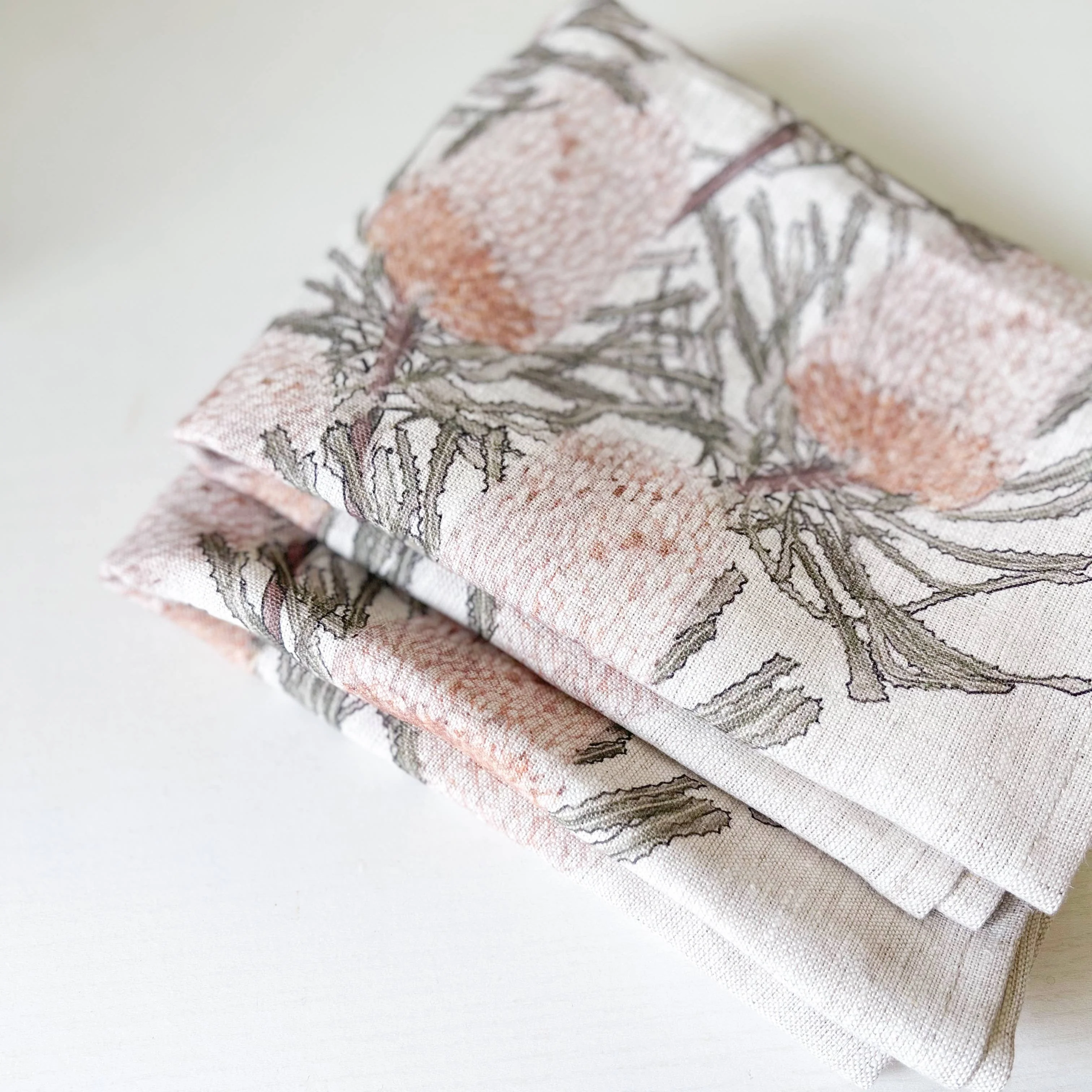 Banksia Linen Tea Towel - High Quality