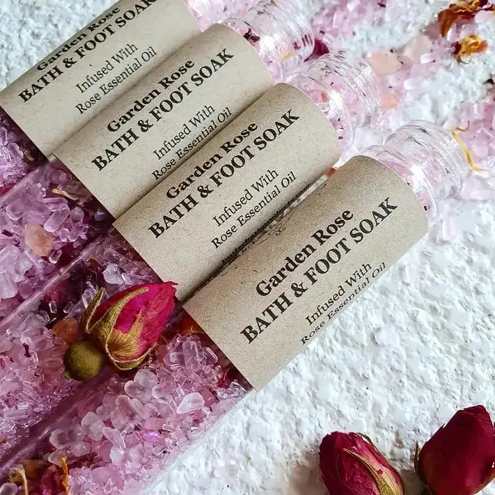 Bath Salts Soak Test Tube: Rose