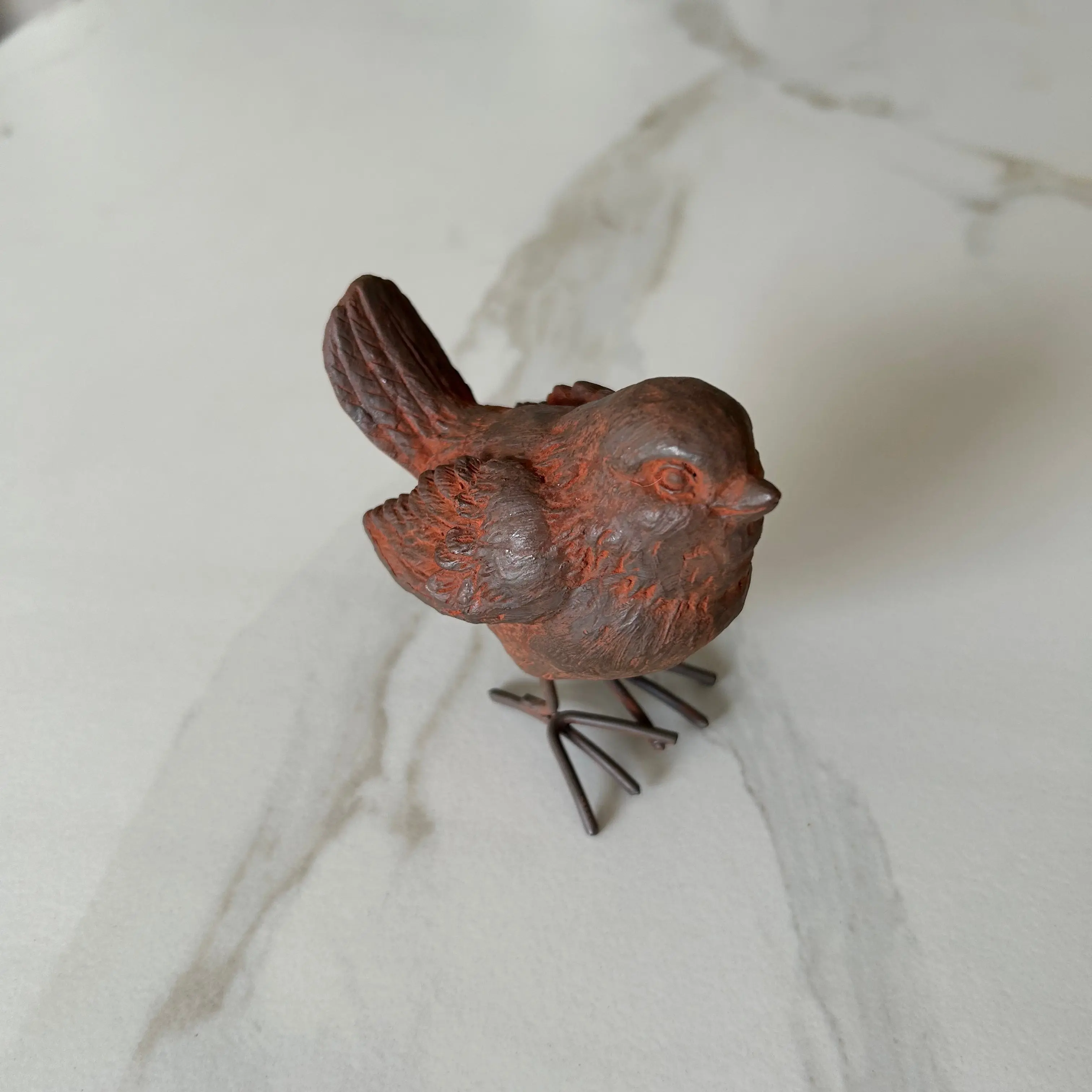 Bronze Bird Figurine Small – Resin & Metal - Image 3