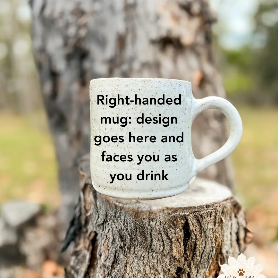 Ceramic Handmade Tractor Mug – Right-Handed Design - Image 3