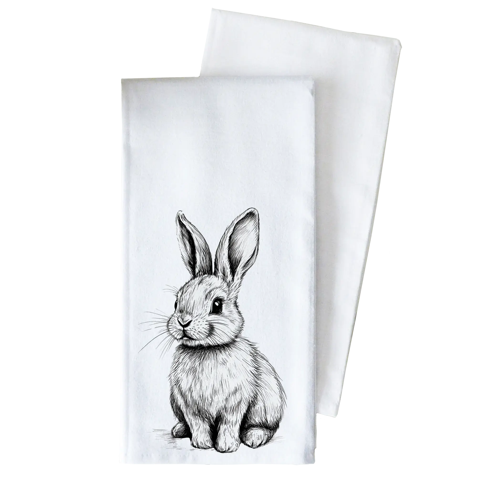 Cottontail Tea Towel – Natural - Image 4