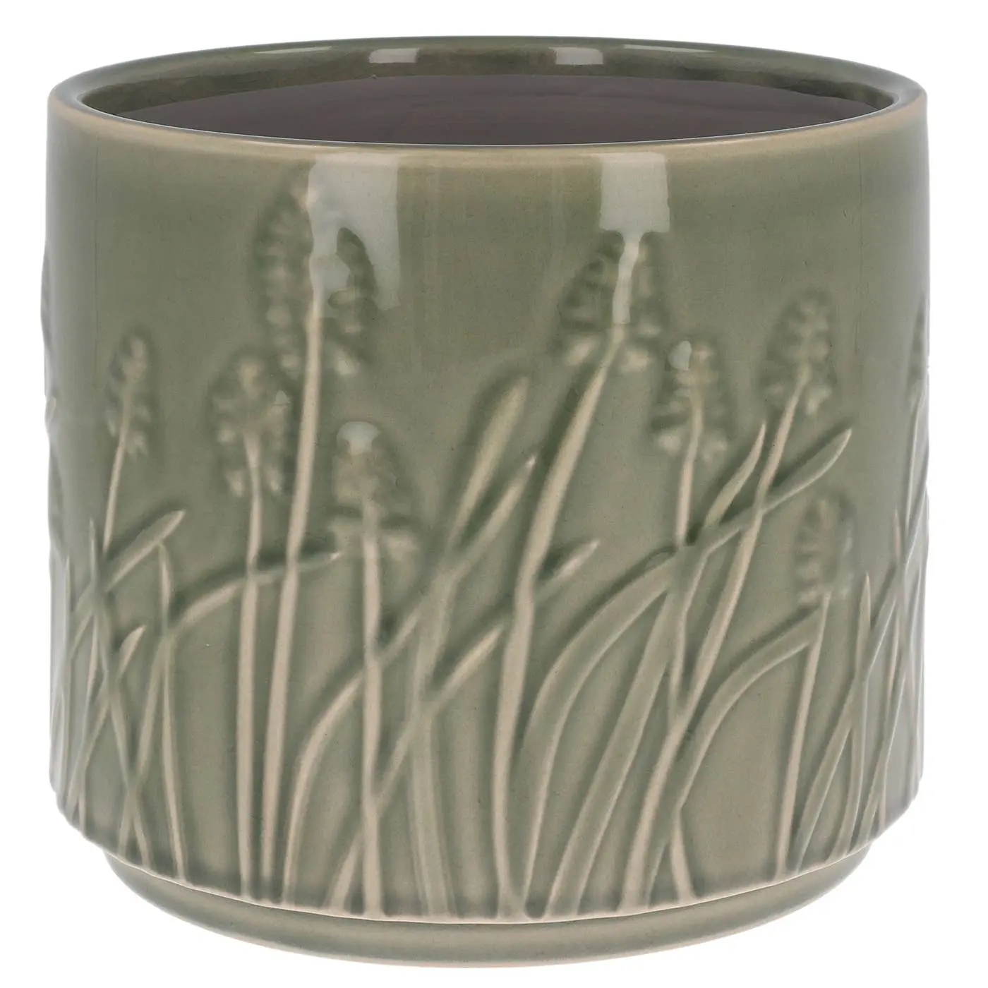 Deco Glaze Planter Wheat Large