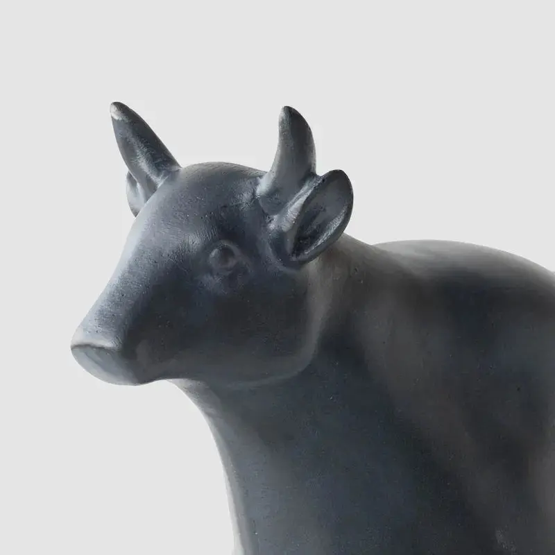 Friesian Black Cow Statue - Image 6