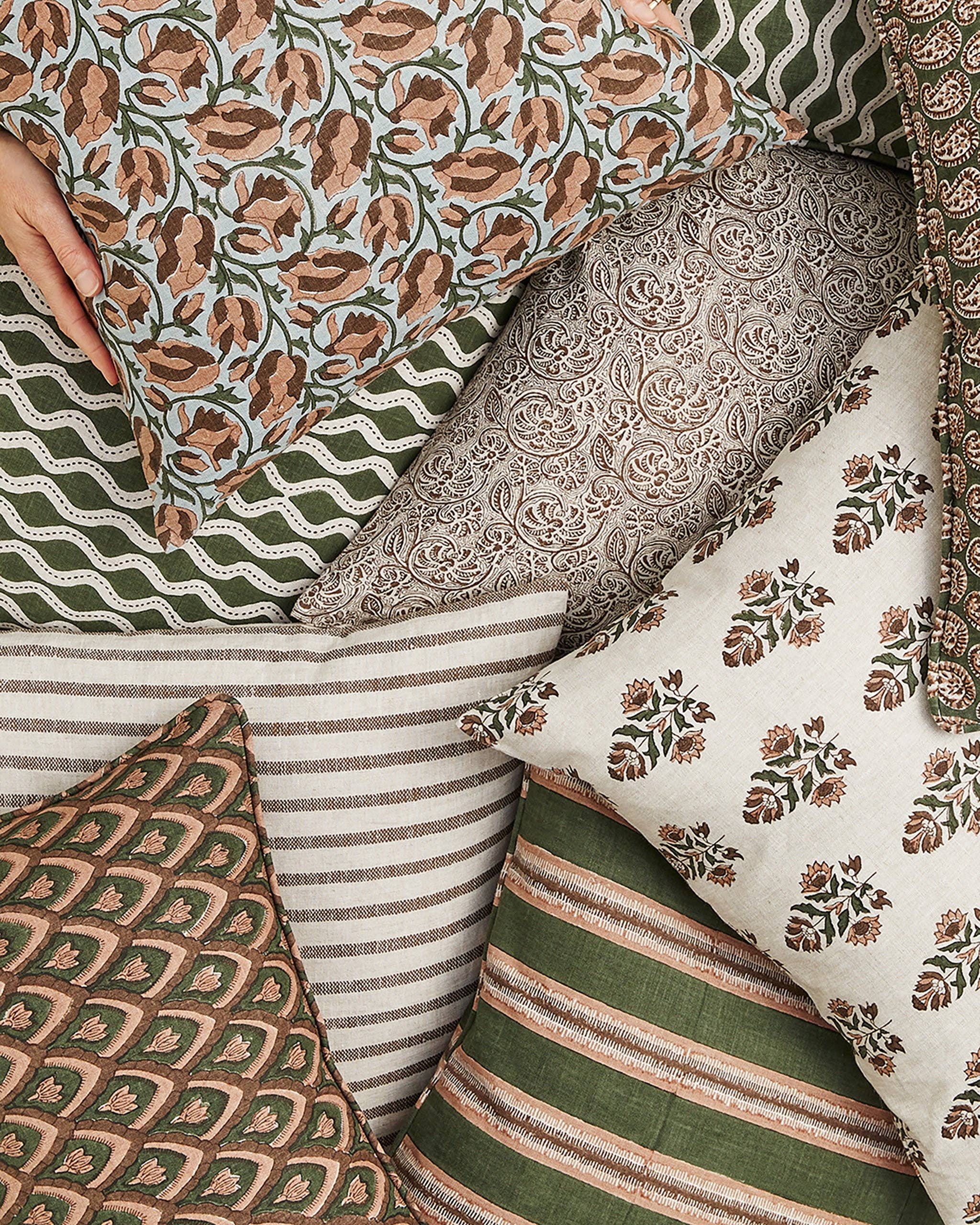 Kythira Cocoa Cushion Cover Only - 55cm x 55cm - Image 2