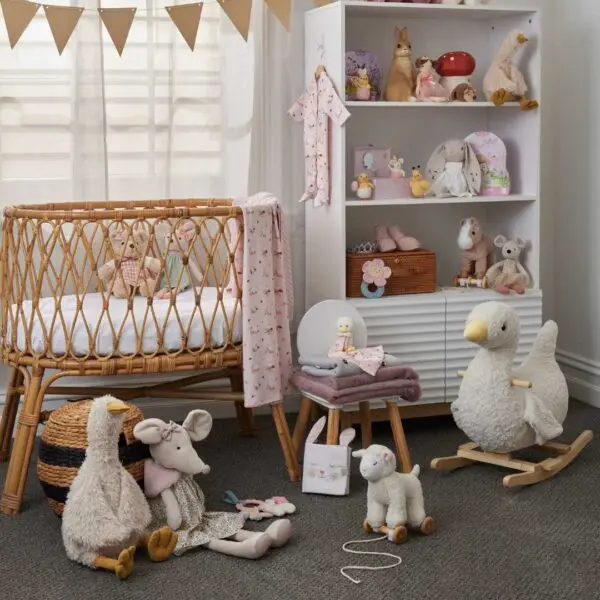 Lamb Pull Along – Plush Toy with Removable Wheels - Image 3