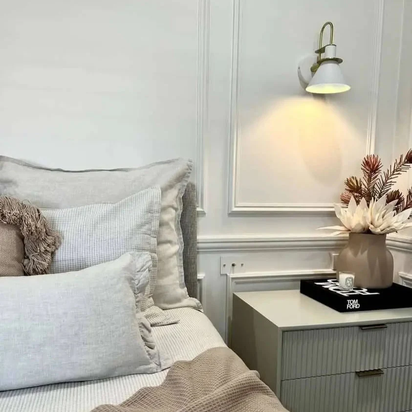 Pure French Linen Euro Cushion Cover - Natural - 65x65