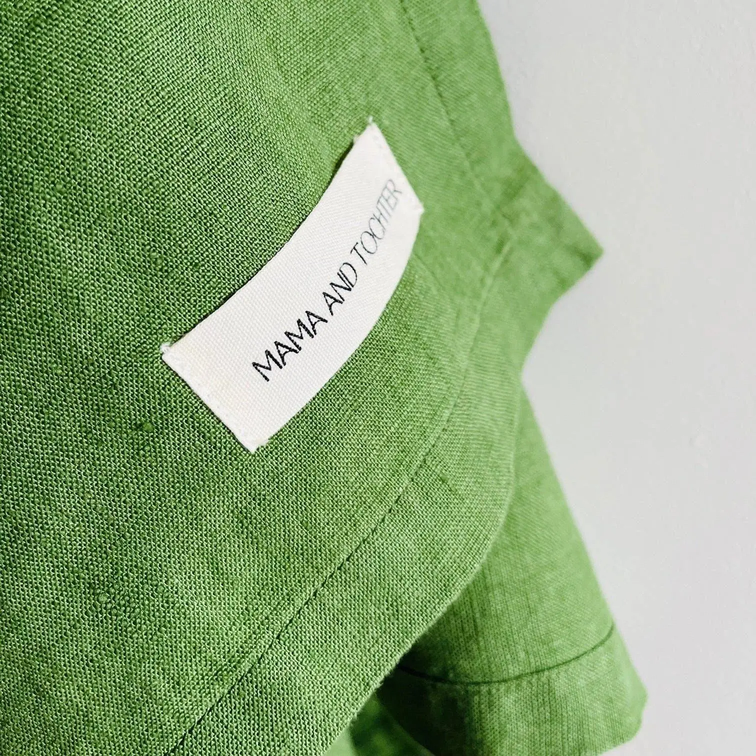 Pure French Linen Tea Towel - Celtic Green