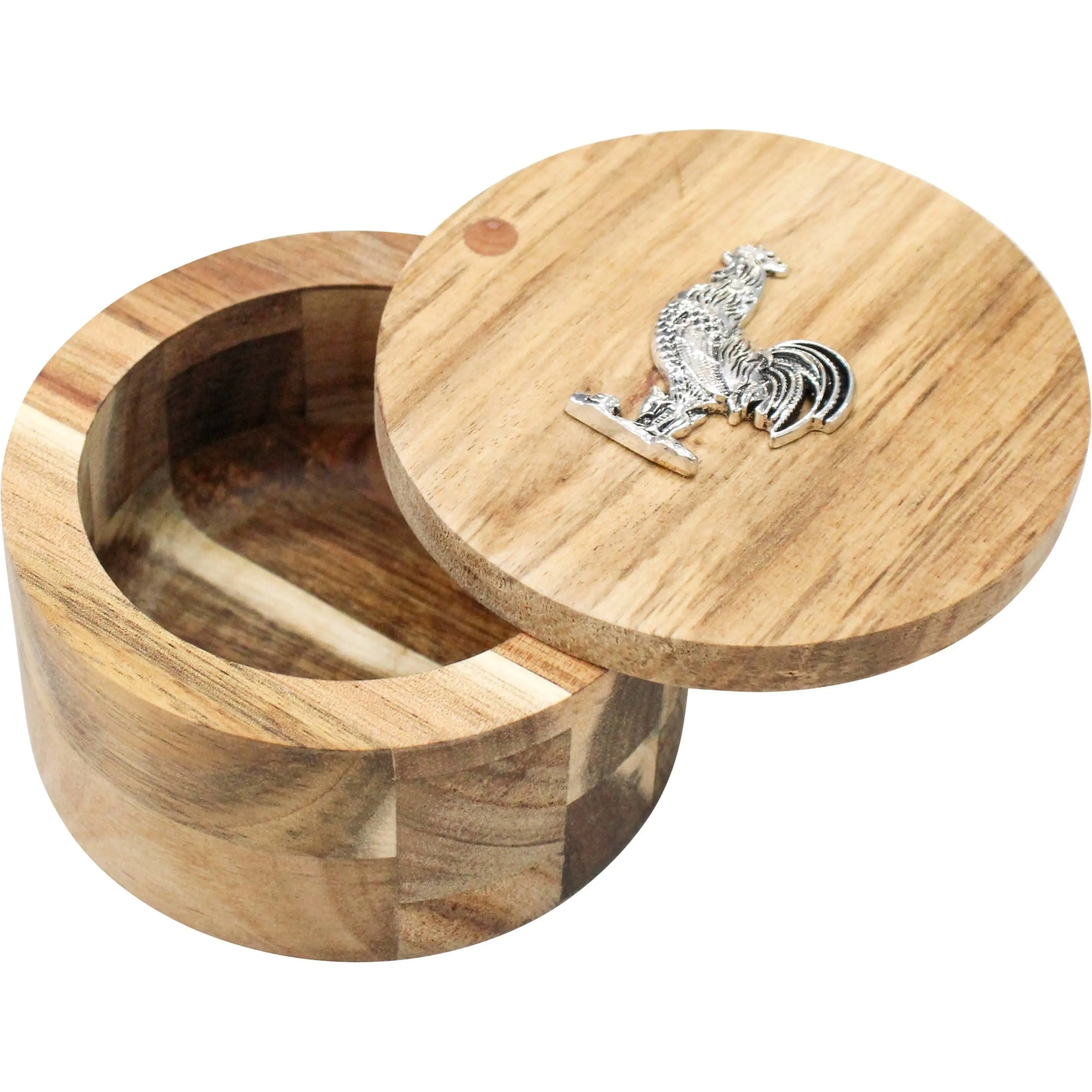 Country Rooster Salt Box