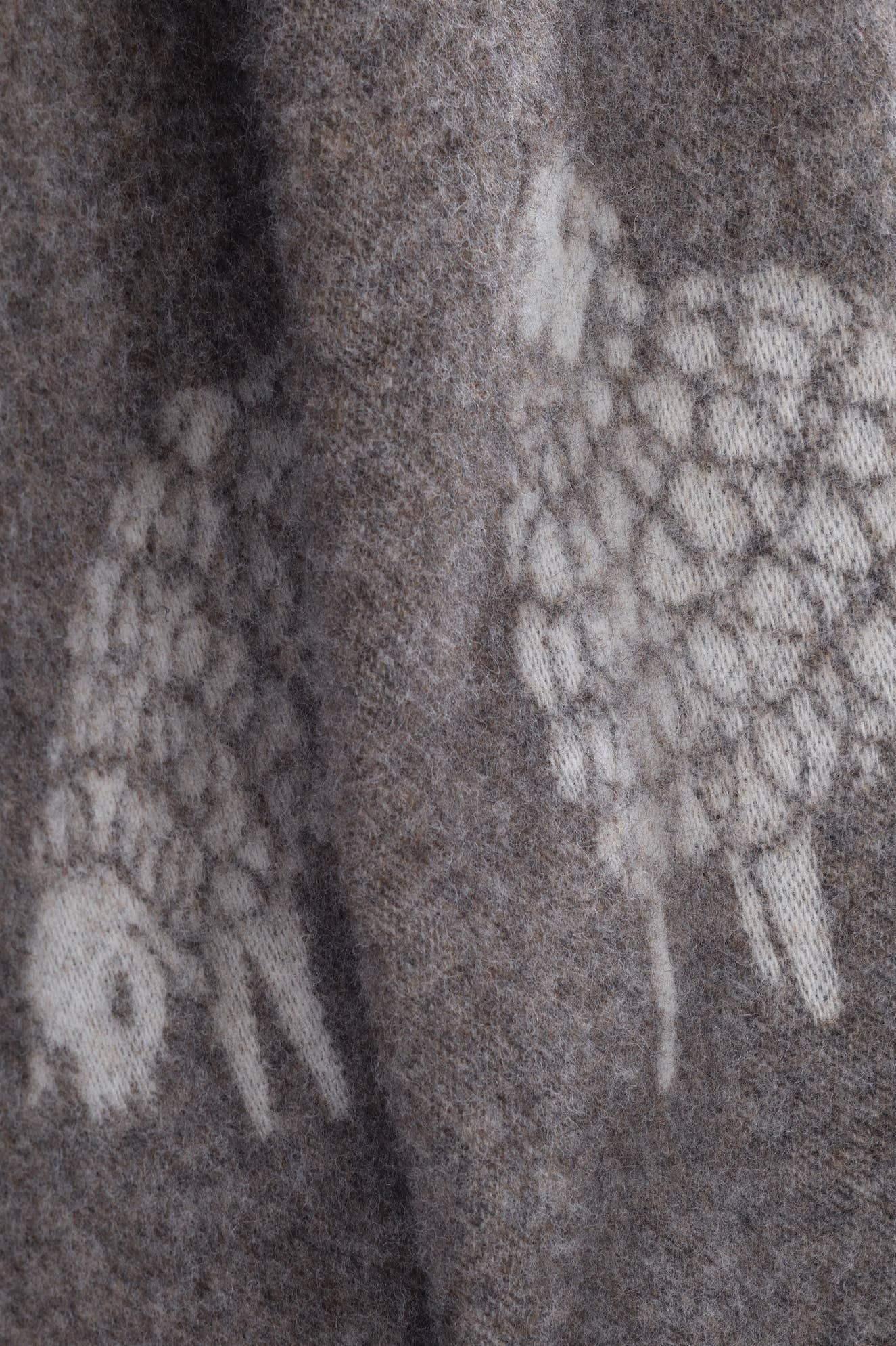 Sheep Mima Dark Brown Pure Wool Throw - Image 6