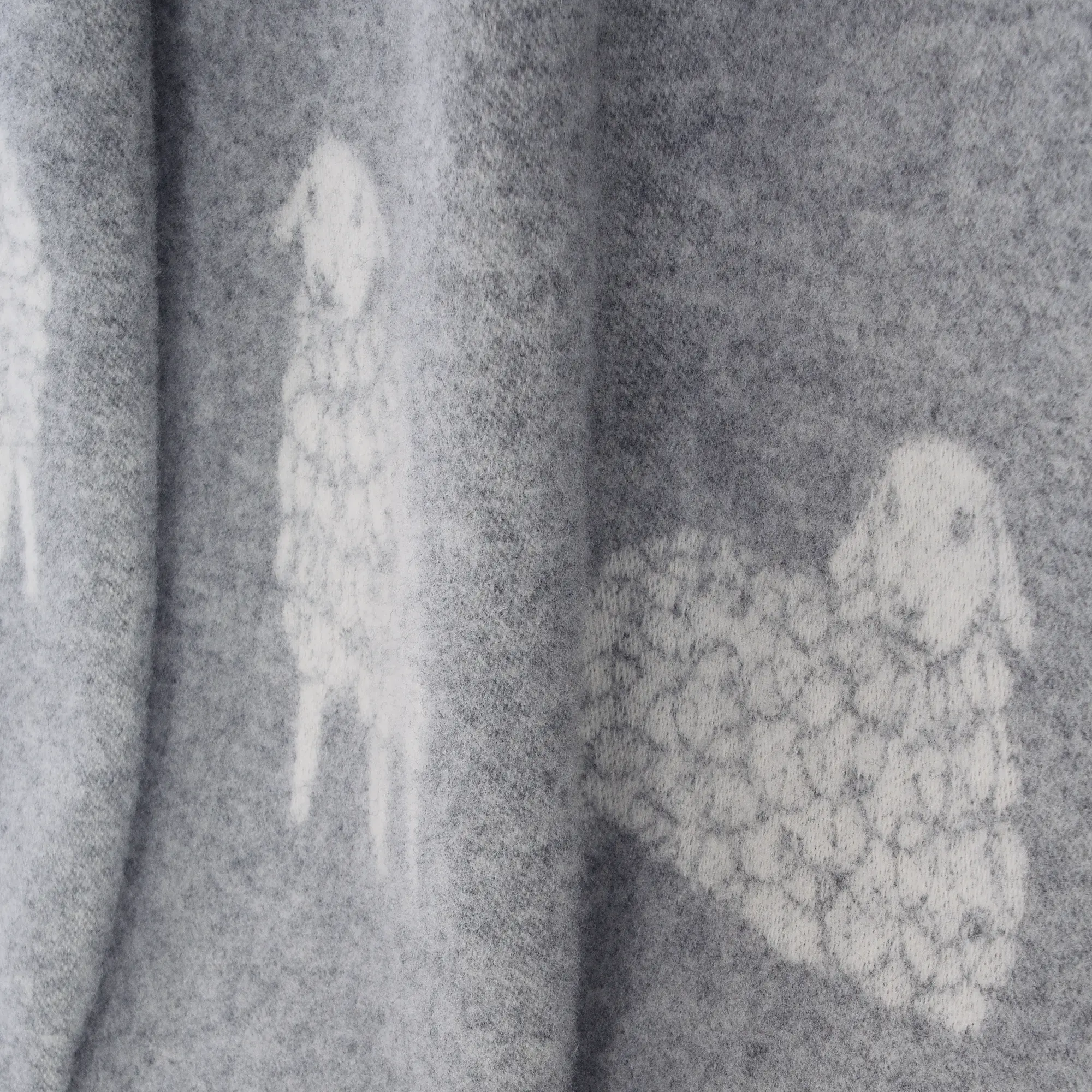 Sheep Mima Soft Grey Pure Wool Throw – 100% Pure New Wool - Image 10