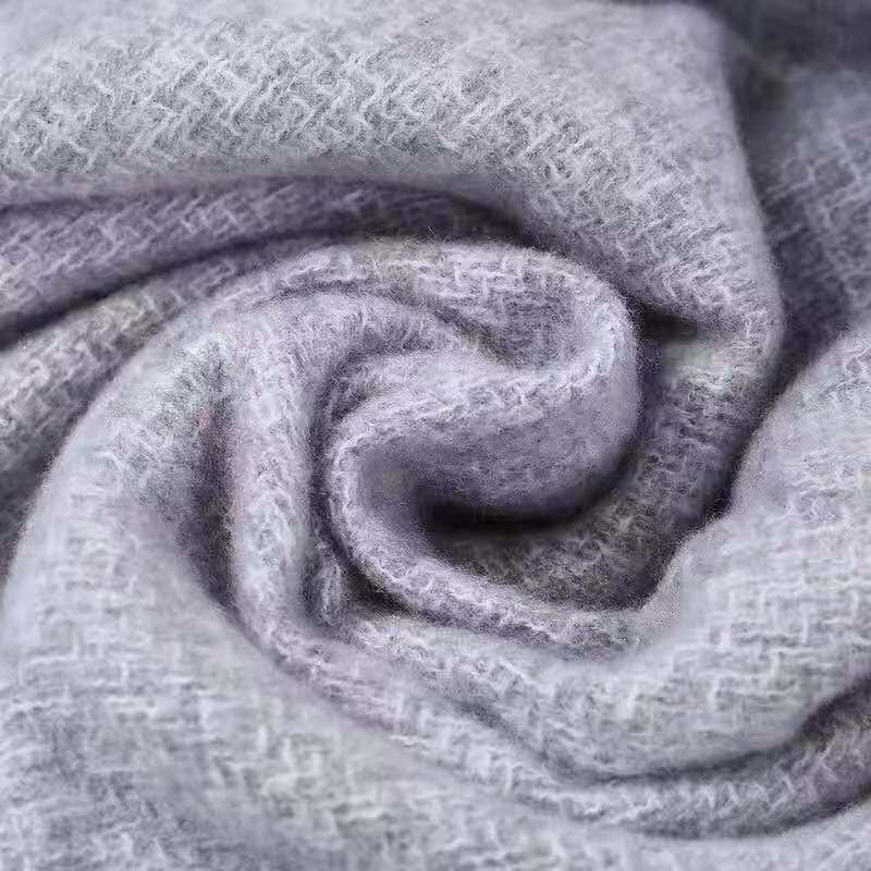 Soft Plain Grey Scarf - Image 3