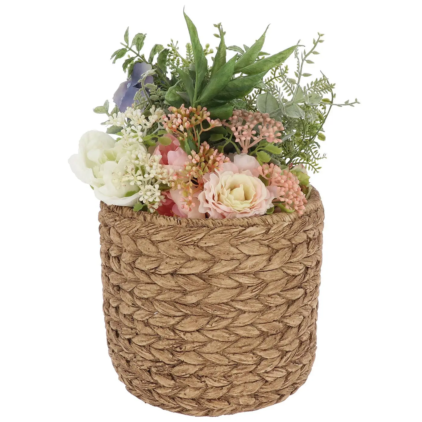 Stone Weave Plaited Planter Large