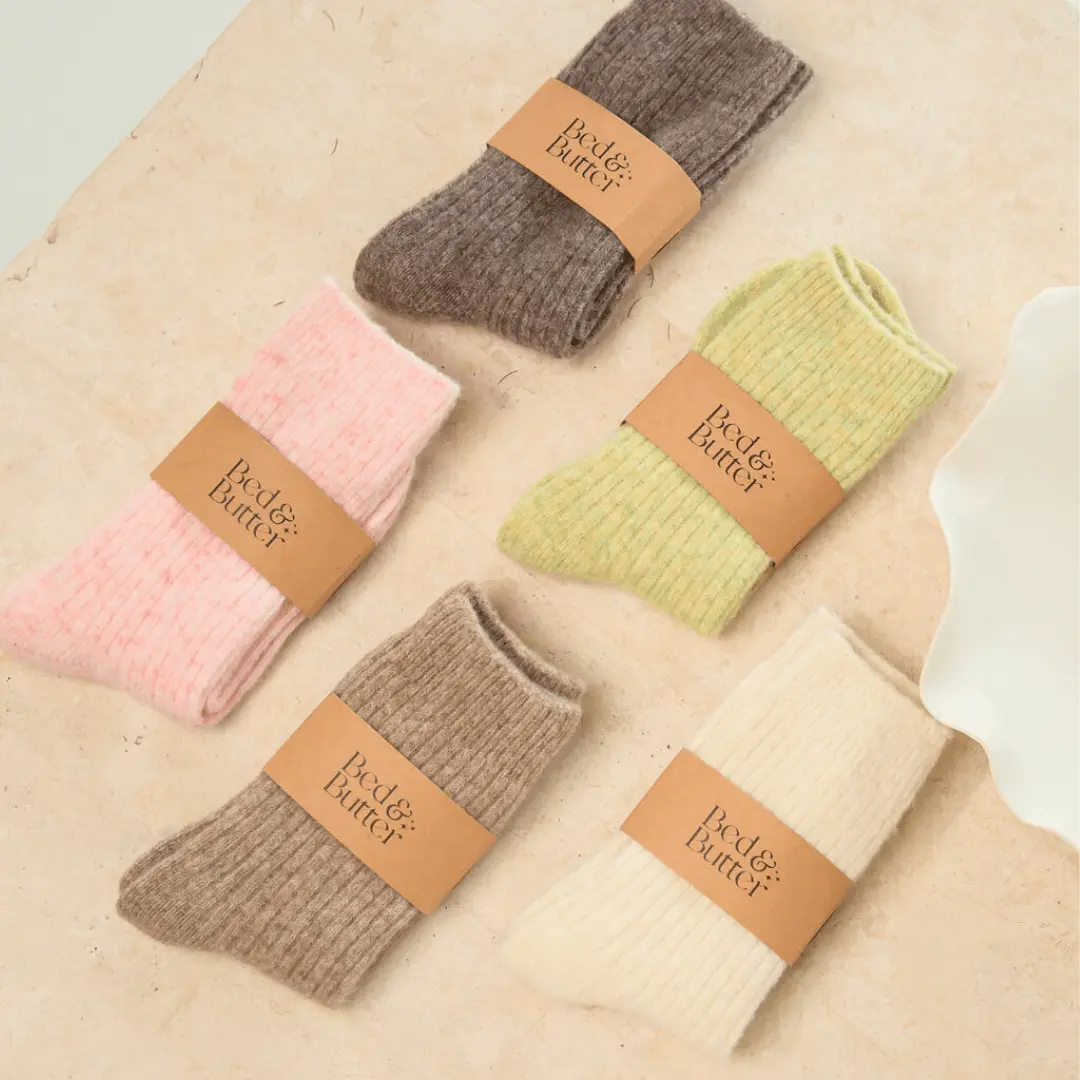 The Comfiest Socks – Cream (L/XL) - Image 2