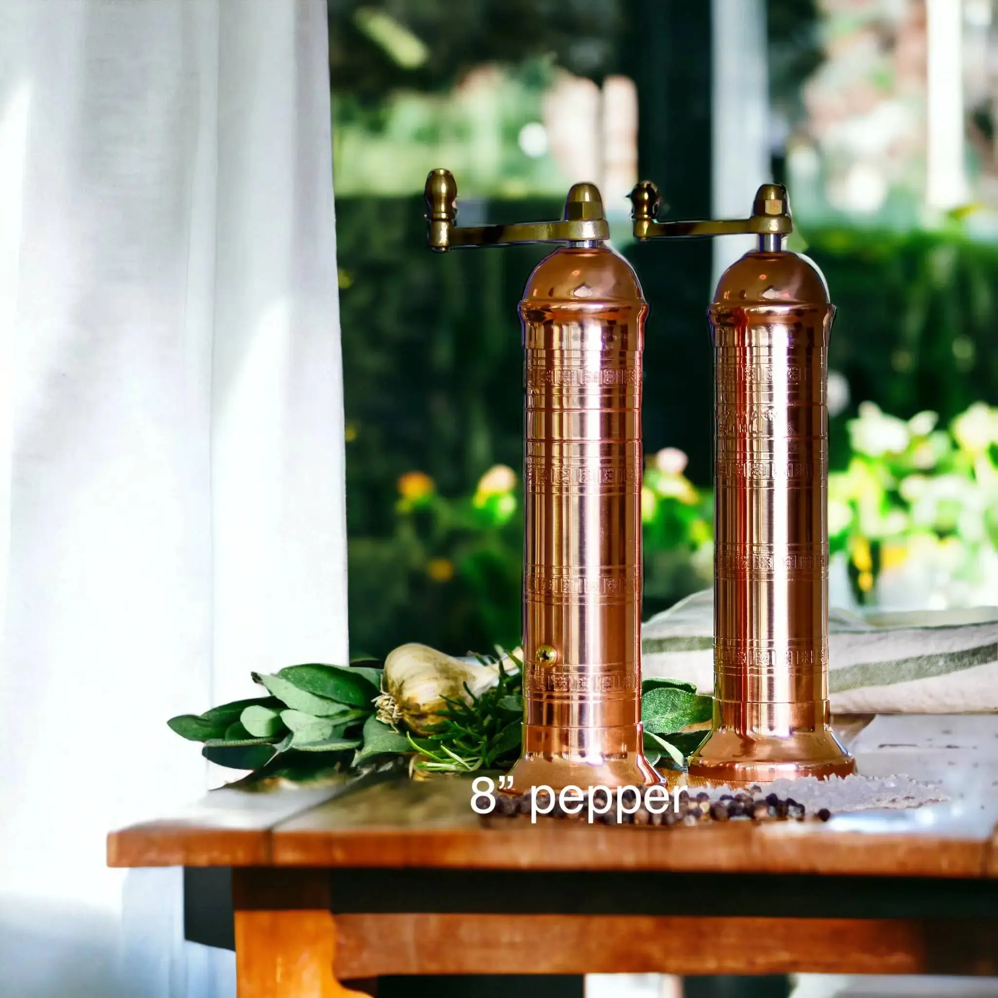 The Original ‘Copper Mill’ – 8" Pepper Grinder - Image 3