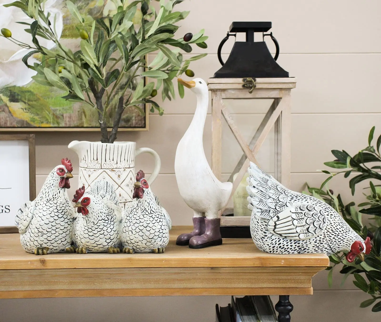 Three Chicken Friends – White - Image 2