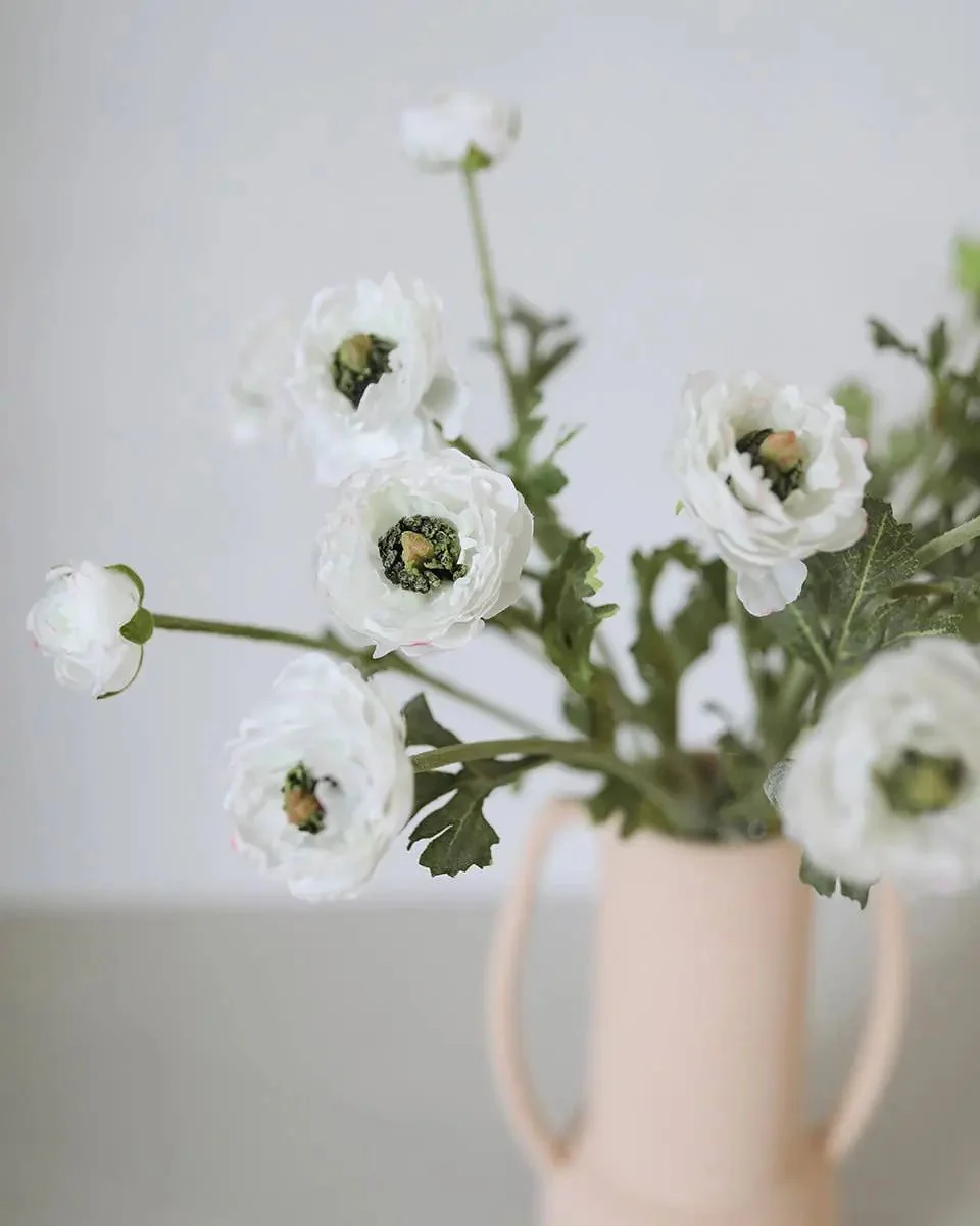 White Ranunculus Stem - Prestige Range - Image 5