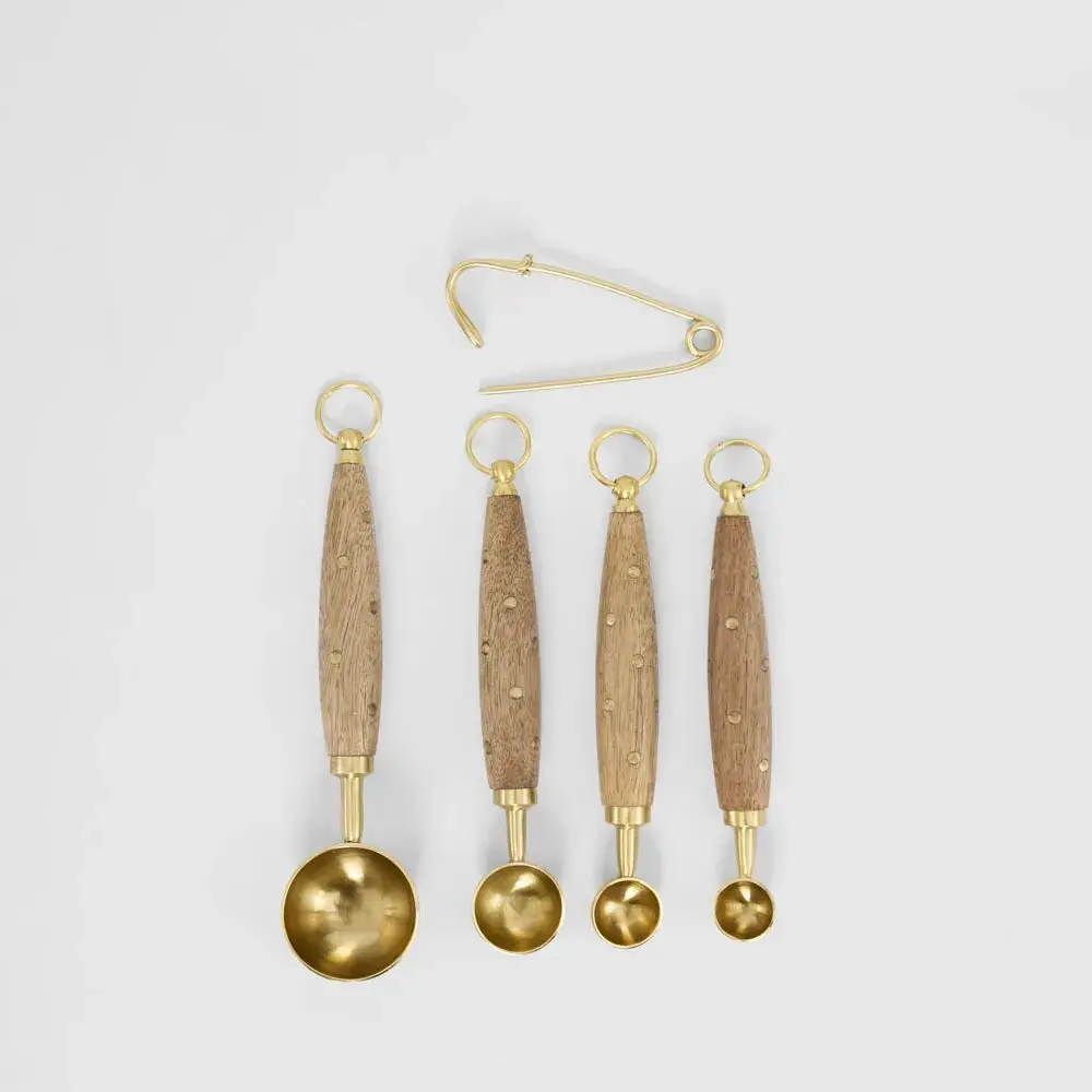 Wooden Handle Measuring Spoons – Set of 4 - Image 2